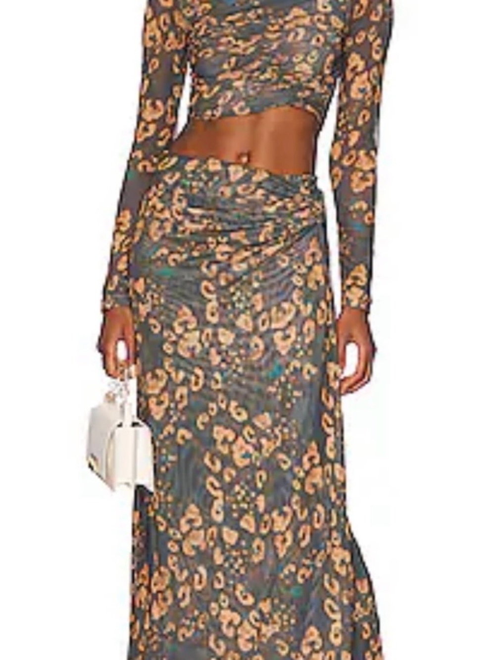 Free People Supernova Mesh Set NWT XS Green